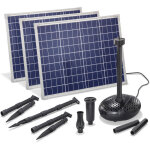 Esotec - kit pompe solaire bassin puissant super funtain 5000l - 150w