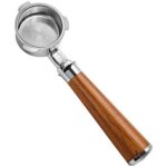 Espresso bottomless porte - filtre 51mm compatible avec delonghi dedica machine � caf� smeg, acier inoxydable ...