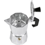 Espressokocher 1 tasse 13cm �6cm aluminium