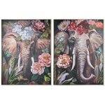 Esprit cuadro home tableau lphant colonial 92x122 cm