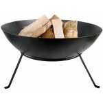 Esschert design - brasero rond en mtal sur pied 59 x 28 cm