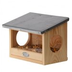 Mangeoire cureuils - l 17, 6 x l 25, 3 x h 18, 7 cm - bois - livraison gratuite
