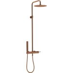 Colonne de douche mécanique luisa cuivre brossé - essebagno Colonne de douche mécanique luisa cuivre brossé - essebagno