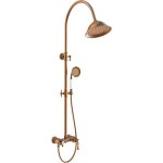 Essebagno colonne de douche mcanique rtro leeds cuivre bross