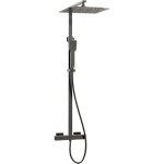 Essebagno - colonne de douche thermostatique 300 quartos gun m�tal