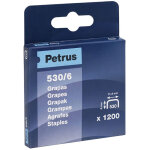 Esselte - agrafes cuivre 530 / 6mm - bo�te 1200 - haute qualit� - petrus