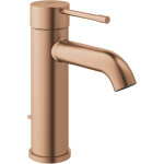 Essence ensemble de robinet � poser - bec 11, 6 cm - taille s - bonde - warm sunset bross� - grohe