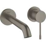 Essence ensemble de robinet encastrable - bec 18, 3 cm - taille m - graphite bross� - grohe
