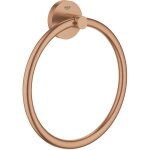 Grohe - essentials anneau porte - serviette en m�tal avec fixations cach�es, warm sunset bross� (40365dl1) ...