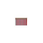 Essentiel rideau de porteblancgrisrouge - essentiel