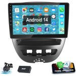 Essgoo - 10, 1' android14 carplay autoradio gps fr toyota aygo peugeot 107 citroen c1 4 + 64g dab + ...