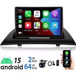 Essgoo - autoradio 9'' android 14 pour bmw x3 e83 2004 - 2012 apple carplay navigation rds bluetooth ...