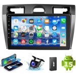 Essgoo - autoradio 9 pouces android 15 pour ford fiesta mk5 2002 - 2008, apple carplay, wifi - 4 + 64g ...