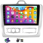 Essgoo - autoradio 9 pouces android 15 pour ford focus mk2 (2004 - 2011), carplay, gps, bt, fm - 4 + ...