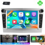 Essgoo - autoradio android 14, apple carplay, navigation gps, pour opel astra h corsa c d vectra zafira ...