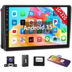 Essgoo - autoradio android 15 pour ford focus transit mk7 s - max carplay gps - 1 + 32g dab + cam