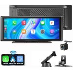 Essgoo - appareil de navigation portable sans fil apple carplay android auto avec cran tactile de 8 ...