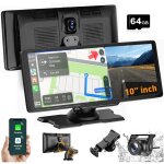 Essgoo - cran sans fil 4k 10, 26'' carplay android auto avec caméra de recul pour autoradio 64gtf Essgoo - cran sans fil 4k 10, 26'' carplay android auto avec caméra de recul pour autoradio 64gtf