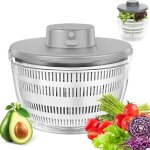 Essoreuse � salade �lectrique, 4000 ml grande capacit� essoreuse � salade automatique, d�shydrateur pour ...