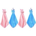 Essuie - mains � suspendre pour cuisine serviette � main en velours corail , essuie - mains lavables, ...