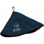 Essuie main torchon la toque du chef bleu marine