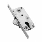 Estebro - serrure � crochet pour portail - � encastrer - axe 30mm
