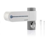 Innovagoods - st�rilisateur de brosse � dents uv, avec support et distributeur de dentifrice, smiluv ...