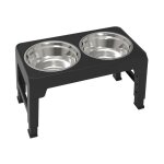 Double gamelle pour chien bol �cuelle pour chien r�glable en hauteur