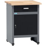 �tabli k�pper 12399, largeur 60 cm, 1 tiroir, 1 porte, charge maximale 300 kg, plan de travail en h�tre ...