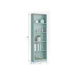 Befara ? �tag�re biblioth�que jeunesse ananda ? 6 �tag�res ? dimensions 52 x 25 x 180 cm ? m�lamine haute ...
