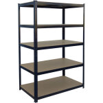 �tag�re pour charges lourdes relaxdays, choix de tailles, 875 kg, 5 niveaux, pour cave / garage, � embo�ter, ...