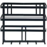 Etag�re cuisine multifonction gala wenko etag�re m�tal noir avec distributeur sopalin mural et crochets ...