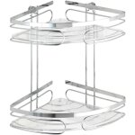 Etagère de douche d'angle murale premium 2 paniers wenko fixation murale par vis et chevilles incluse, ... Etagère de douche d'angle murale premium 2 paniers wenko fixation murale par vis et chevilles incluse, ...