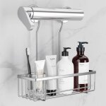 �tag�re douche sans per�age 28 x 10, 5 x 7, 5 cm - �tag�re � suspendre - support douche