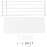 �tag�re extensible � tension pour placard, sans clous, s�parateur de rangement pour armoire, longueur ...
