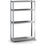 Etag�re inox suppl�mentaire sans renforts om�ga p. 300mm, e. 15mm pour h. d'�chelle 2000mm - distform ...