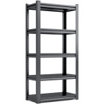 �tag�re m�tallique industrielle 5 niveaux 650kg, r�glable, h160�b80�t40cm