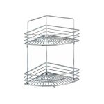 Tagre d'angle wenko milano chrom 2 tages 31, 5 x 37 x 22, 5 cm tagre salle de bain en mtal design ...