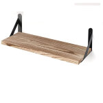 �tag�re murale en bois massif, style nordique, �tag�re murale � un seul panneau, �tag�re de rangement ...