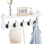 �tag�re murale avec crochets, porte - manteau mural avec pat�res, porte - manteau suspendu pour entr�e, ...