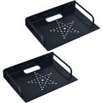 �tag�re murale en m�tal pour routeur, projecteur, noir �tag�re flottante, support mural pour bo�tes de ...