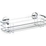 Etagère murale salle de bain, panier de douche fixation sans perçage turbo - loc®, acier inox, 38, 5x8, ... Etagère murale salle de bain, panier de douche fixation sans perçage turbo - loc®, acier inox, 38, 5x8, ...