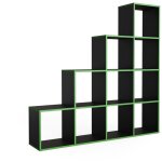 tagre, noir / vert, 142. 5 x 140 cm, vicco