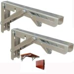 �tag�re pliable en acier inoxydable 316, max. 250 kg, pour bateaux, bancs, tablettes, support pour bateaux, ...