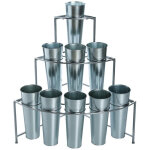 Atmosphera - prsentoir + 9 caches pots crateur d'intrieur