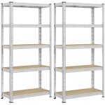 �tag�re de rangement charge lourde �tag�re de garage 50 x 100 x 200 cm capacit� de charge jusqu?� 875 ...