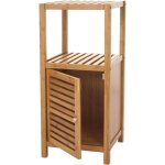 Mendler - tag�re de salle de bains hwc - b18, armoire, commode, bambou - 80x36x34cm