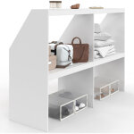 Etag�re sous pente 4 cases tomi 160 x 50 x 110 cm blanc