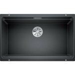 Blanco - etagon 700 - vier en silgranit, 73x46 cm, avec rails, anthracite 525167