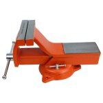 Étau en acier 125 mm avec base tournante 360° Étau en acier 125 mm avec base tournante 360°